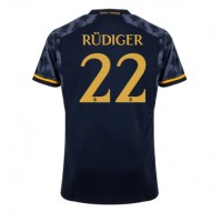 Real Madrid Antonio Rudiger #22 Auswärtstrikot 2023-24 Kurzarm